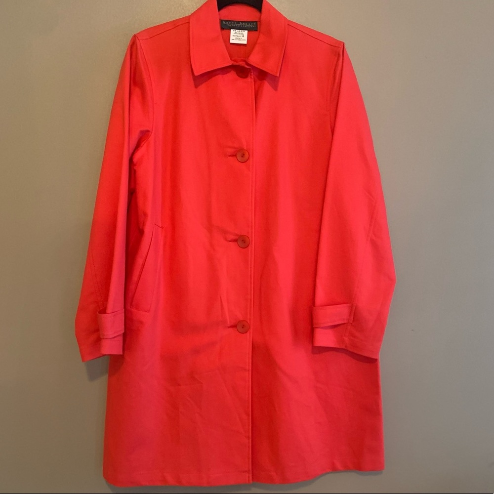 NWOT Harve Bernard Trench Coat Size 10